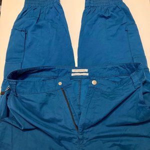 Urban Outfitters Teal Convertible Utility Joggers